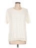 Norm Thompson Ivory Short Sleeve Top Size L - photo 1