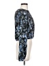 Bella Dahl 100% Rayon Floral Blue Long Sleeve Blouse Size XS - photo 4