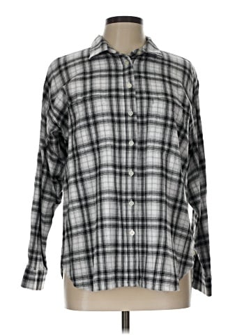 Ann Taylor LOFT Long Sleeve Button-Down Shirt (view 1)