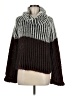 Love Token Color Block Brown Pullover Sweater Size M - photo 1