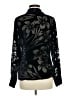 Equipment Black Blue Long Sleeve Blouse Size M - photo 2