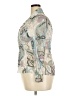 Cote D' Azur Paisley Silver Ivory 3/4 Sleeve Blouse Size 18 - photo 5