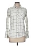 Gap Plaid Ivory Long Sleeve Button-Down Shirt Size M - photo 1