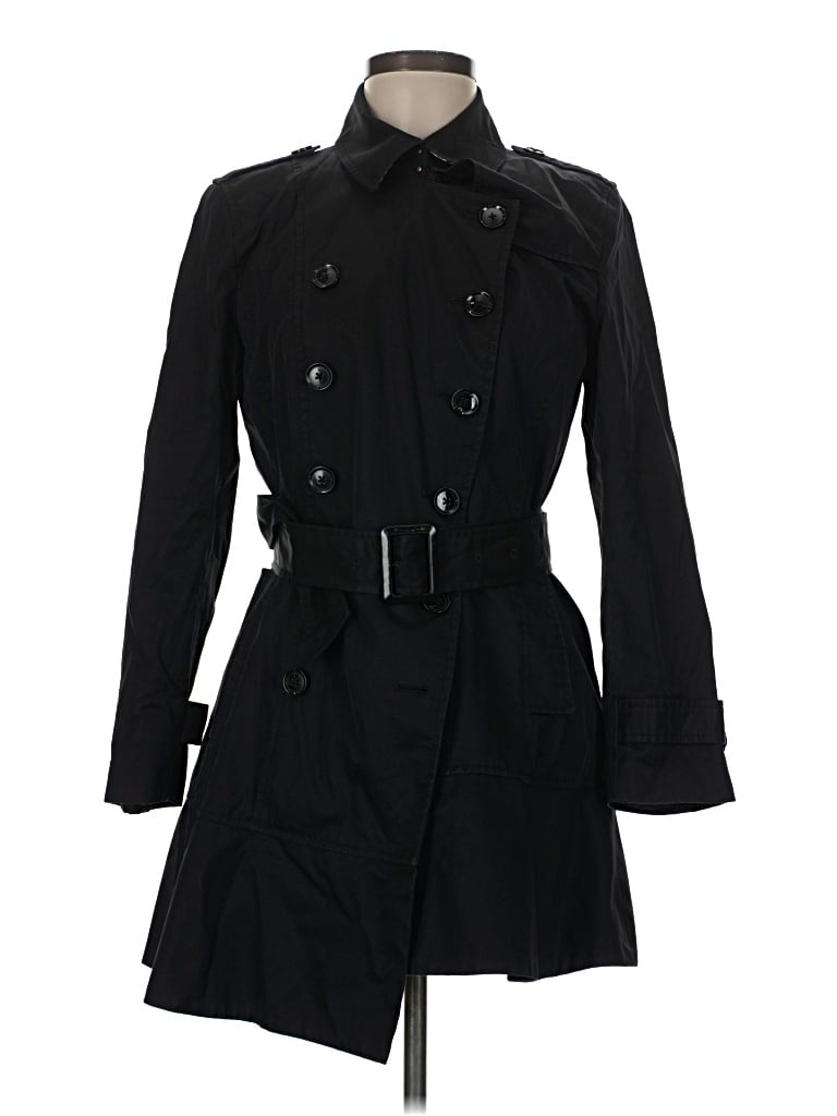 Pre-owned Banana Republic Trenchcoat In Black