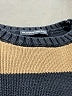 Brandy Melville 100% Cotton Stripes Tan Pullover Sweater Size M (estimated) - photo 7