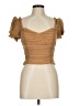 Shein Tan Short Sleeve Top Size 6 - photo 1