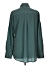 Nine West 100% Polyester Teal Long Sleeve Blouse Size L - photo 2