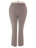 Rafaella Houndstooth Brown Dress Pants Size 18 - photo 1