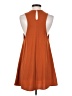 American Apparel Solid Orange Casual Dress Size S - photo 2