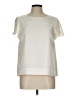 Chinar Ivory Short Sleeve Blouse Size 10 - photo 1