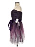 Teeze Me 100% Polyester Purple Cocktail Dress Size 7 - 8 - photo 5