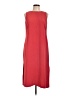W by Worth Solid Red Casual Dress Size 10 - photo 1