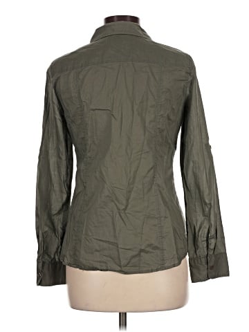 MICHAEL Michael Kors 3/4 Sleeve Button-Down Shirt (view 2)