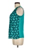 NY&C 100% Polyester Teal Sleeveless Blouse Size M - photo 5