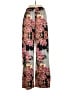 Japna 100% Polyester Floral Gray Casual Pants Size M - photo 2