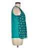 NY&C 100% Polyester Teal Sleeveless Blouse Size M - photo 4