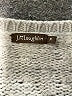 J. McLaughlin 100% Merino Wool Chevron-herringbone Gray pullover sweater Size M - photo 7