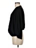 Entro 100% Polyester Black 3/4 Sleeve Blouse Size M - photo 5