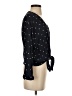 Rails 100% Rayon Black 3/4 Sleeve Blouse Size S - photo 4