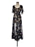 Unbranded Floral Blue Casual Dress One size - photo 1
