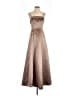 Michaelangelo Metallic Brown Cocktail Dress Size M (estimated) - photo 1