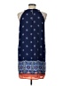 Artisan NY 100% Polyester Paisley Blue Casual Dress Size 12 - photo 2