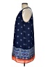 Artisan NY 100% Polyester Paisley Blue Casual Dress Size 12 - photo 5