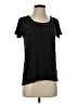 Soft Joie 100% Viscose Black Short Sleeve Top Size S - photo 2