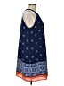 Artisan NY 100% Polyester Paisley Blue Casual Dress Size 12 - photo 4