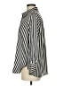 H&M 100% Polyester Stripes Ivory Long Sleeve Blouse Size M - photo 5