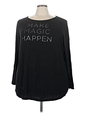 Lane Bryant Outlet Long Sleeve Top (view 1)