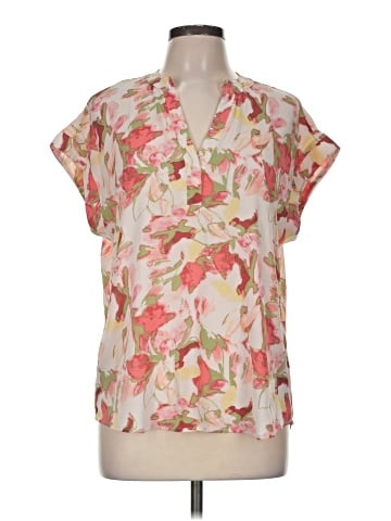 Cynthia Steffe Short Sleeve Blouse (view 1)