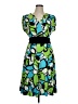 Tracy Evans Print Green Cocktail Dress Size 16 - photo 1