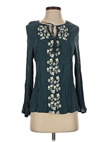 Blue Rain Long Sleeve Blouse (view 1)