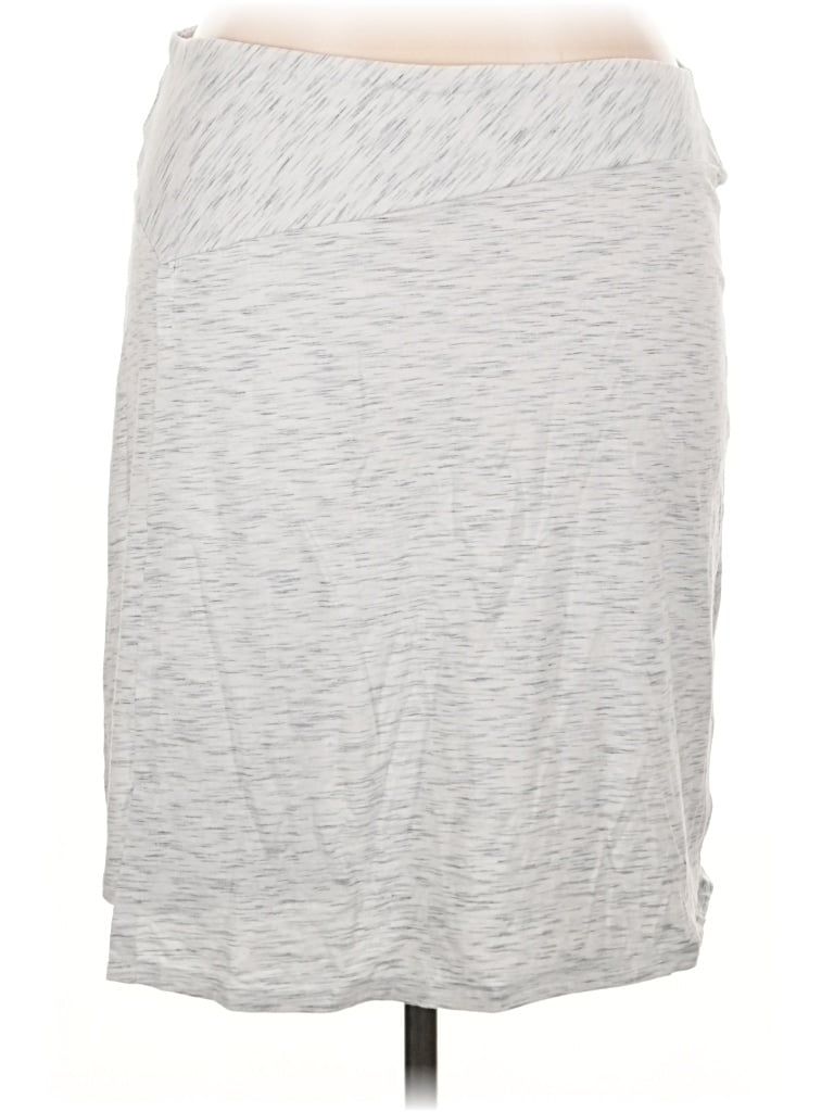 Pre-owned Columbia Casual Skirt In Gray