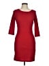 Jodi Kristopher Solid Red Cocktail Dress Size M - photo 1