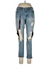 Gap Outlet Graphic Blue Jeans Size 4 - photo 1