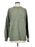 Aerie 100% Cotton Solid Green Sweatshirt Size XXS - photo 1