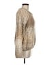 Pilcro Metallic Tan Pullover Sweater Size M - photo 4