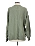 Aerie 100% Cotton Solid Green Sweatshirt Size XXS - photo 2