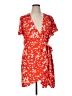 J.Crew Factory Store 100% Polyester Red Kimono Size 14 - photo 1