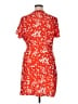 J.Crew Factory Store 100% Polyester Red Kimono Size 14 - photo 2