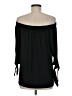 Ann Taylor LOFT 100% Polyester Black 3/4 Sleeve Blouse Size XS - photo 2