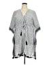 Spiaggia Dolce 100% Polyester Gray Blue Swimsuit Cover Up Size 3X - photo 1