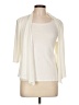 R&M Richards Ivory 3/4 Sleeve Top Size L - photo 1