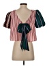 Maeve 100% Polyester Pink Short Sleeve Blouse Size XS (petite) - photo 2