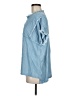 AP.NY 100% Tencel Blue Short Sleeve Blouse Size M - photo 5