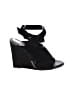 Diane von Furstenberg Black Wedges Size 9 - photo 1