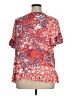 Cato Red Short Sleeve Blouse Size XL - photo 2