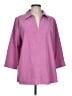 Travelsmith 100% Polyester Pink 3/4 Sleeve Blouse Size L - photo 1